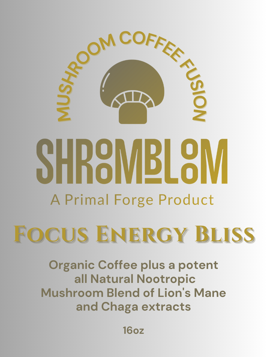 Mushroom Coffee Fusion - Lion’s Mane & Chaga 16oz