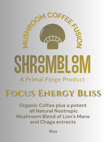 Mushroom Coffee Fusion - Lion’s Mane & Chaga 16oz